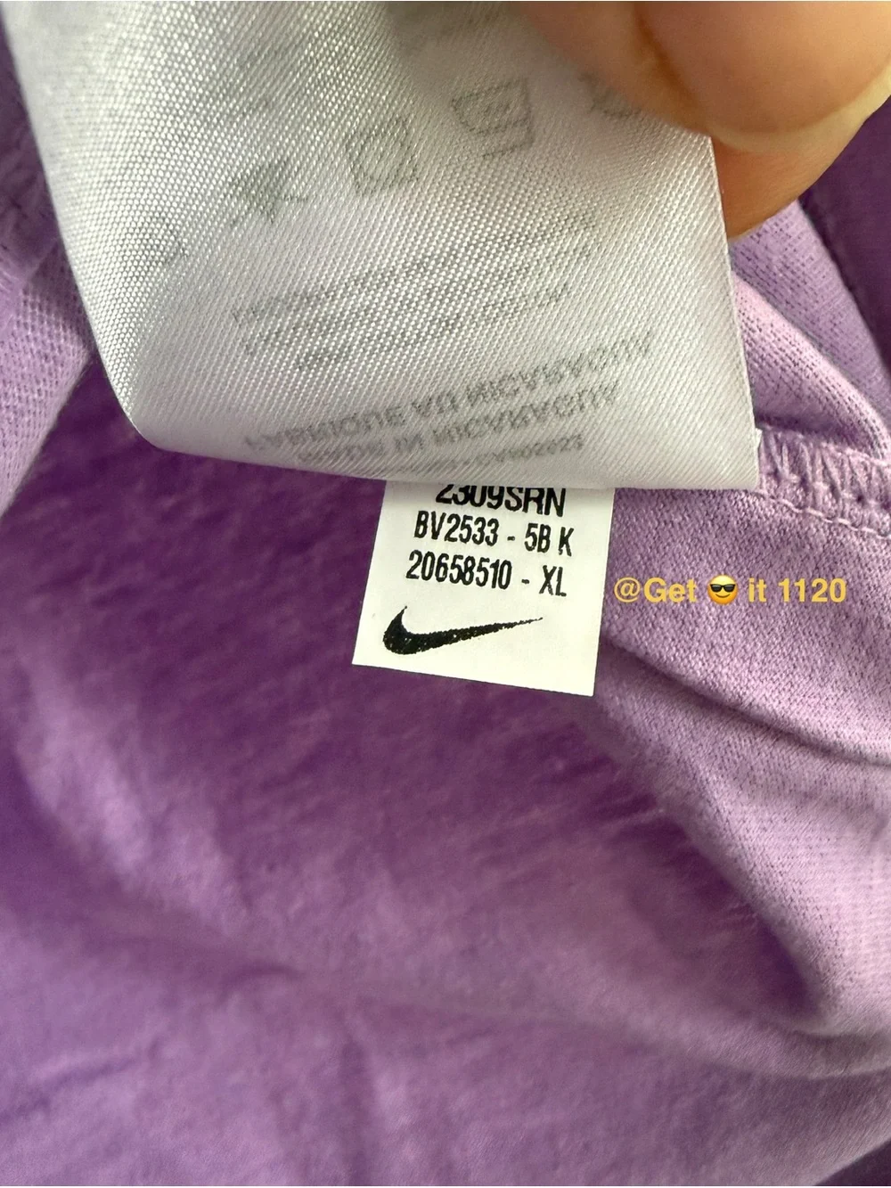 Nike Sportswear Big Kids' (Girls') Center Logo Short Sleeve T-Shirt Purple Youth